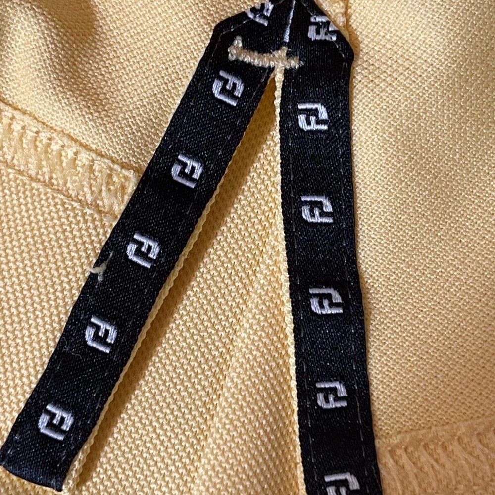 FOOTJOY Men’s 2XL Polo Yellow - Picture 6 of 10